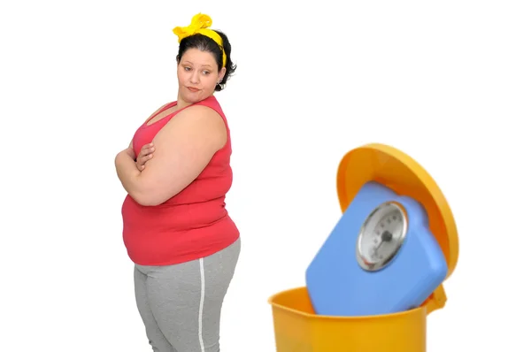 Large girl — Stock Photo, Image