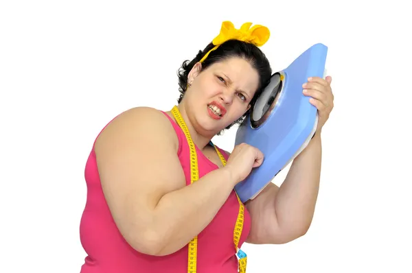 Large girl — Stock Photo, Image