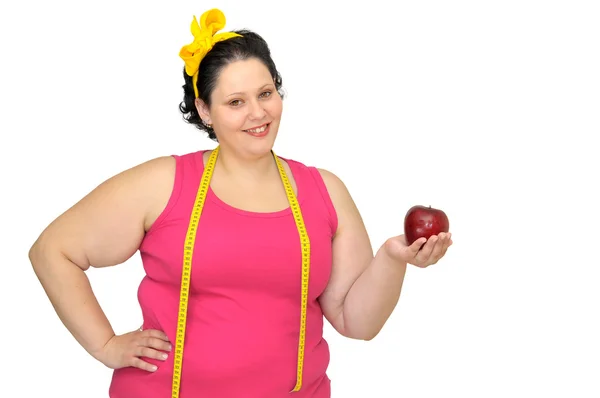 Large girl — Stock Photo, Image