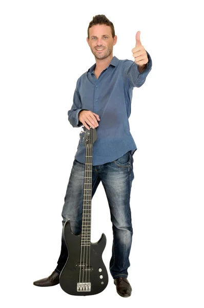 Held van de gitaar — Stockfoto