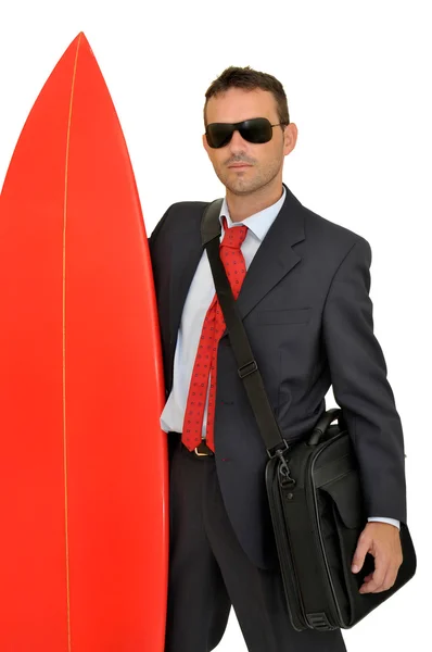 Zakelijke surfer — Stockfoto