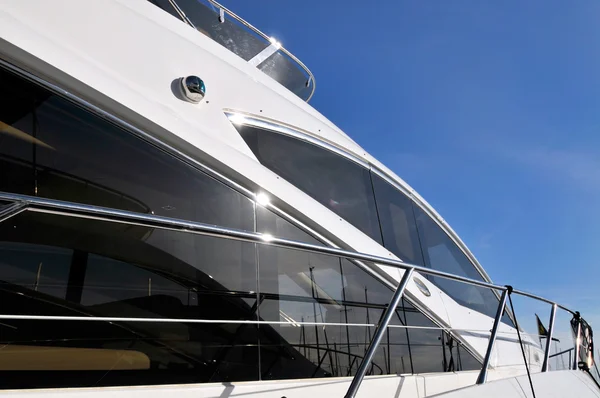 Luxury big boat close up — Stock Photo, Image