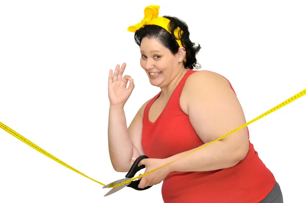 Weight line do not cross — Stock Photo, Image