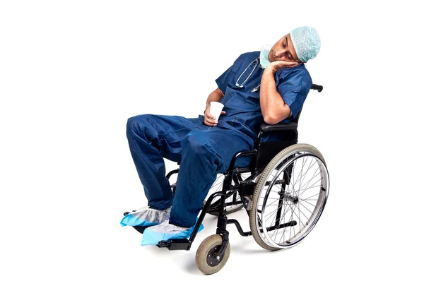 Tired doctor — Stock Photo, Image