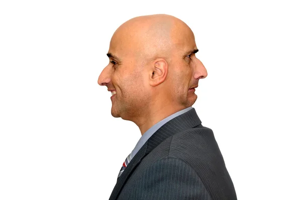 Businessman faces — Stock Photo, Image