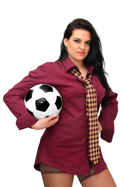 Business and soccer — Stock Photo, Image