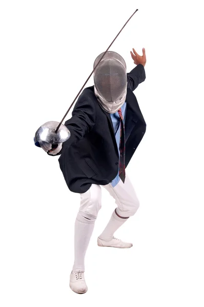 Fencing in busines — Stock Photo, Image