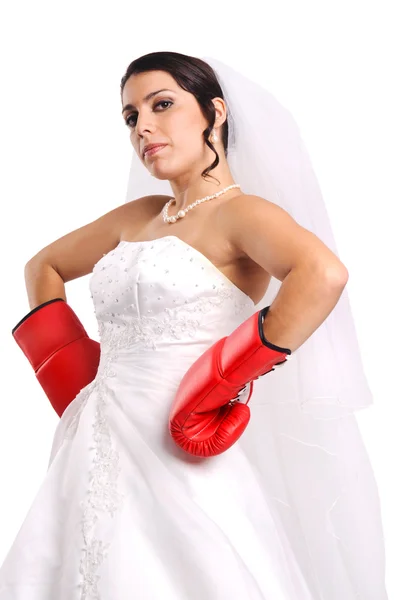 Bride's power — Stock Photo, Image
