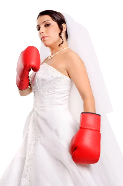 Bride's power — Stock Photo, Image