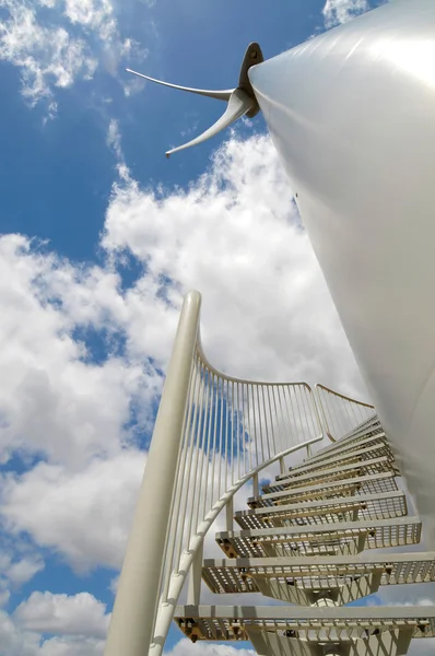 Äolisch - Windkraftanlage — Stockfoto