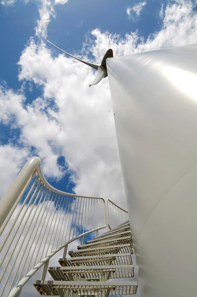 Eolico - turbina eolica — Foto Stock