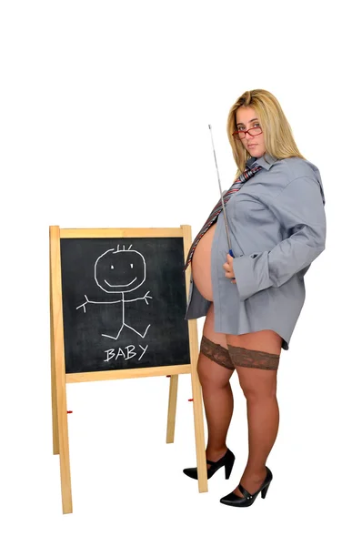 Pregnant businesswoman — Stock Photo, Image