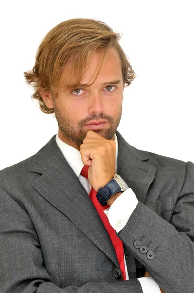 Handsome fashionable businessman — Stock Photo, Image