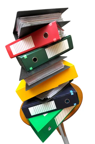 Stack of files — Stock Photo, Image