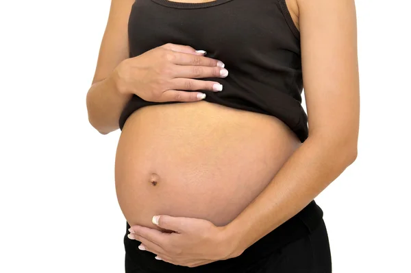 Pregnant belly — Stock Photo, Image