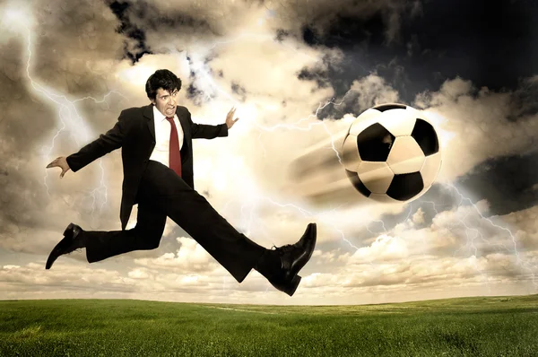 Football power — Stock Photo, Image