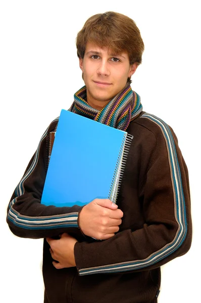 Feliz joven estudiante — Foto de Stock