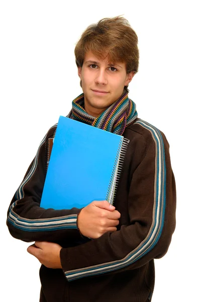 Jovem estudante feliz — Fotografia de Stock