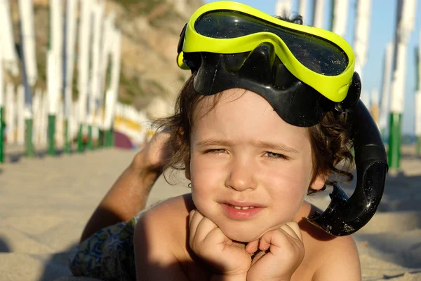 Tempo in spiaggia — Foto Stock