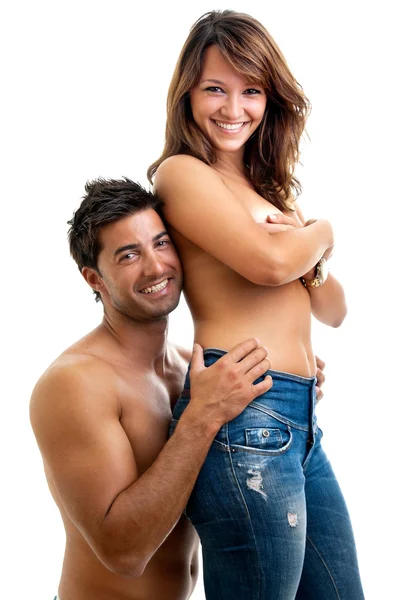 Hermosa pareja joven — Foto de Stock