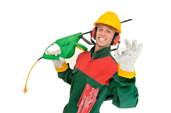 Worker in uniform — Stock Photo, Image