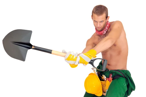 Worker in uniform — Stock Photo, Image