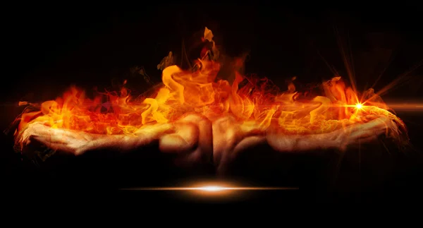 A arder — Fotografia de Stock