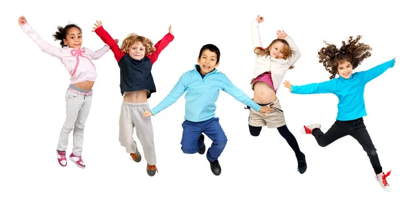 Children jumping — Stock Photo, Image