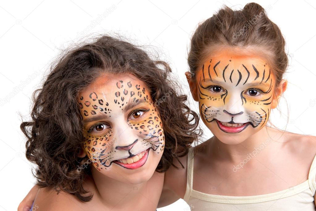 Face painting, felines
