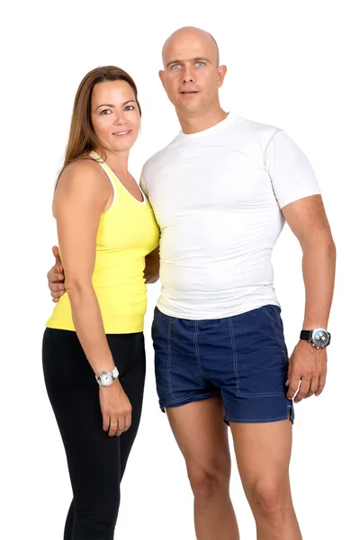 Coppia fitness — Foto Stock