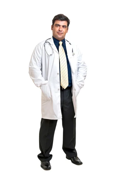 M. d. arts met stethescope — Stockfoto