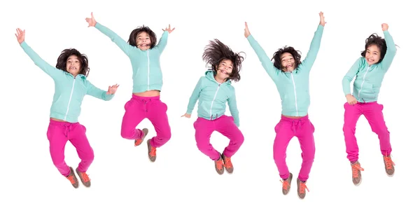 Girl jumping — Stock Photo, Image