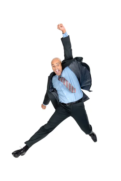 Jumping businessman — Stock Photo, Image