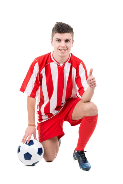 Jogador de futebol — Fotografia de Stock