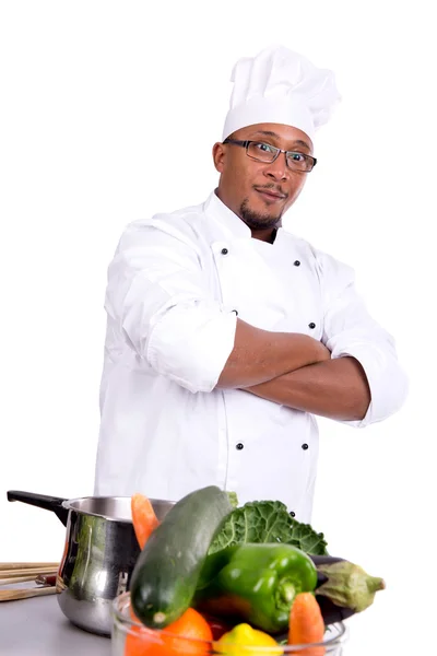 Mannelijke chef-kok — Stockfoto