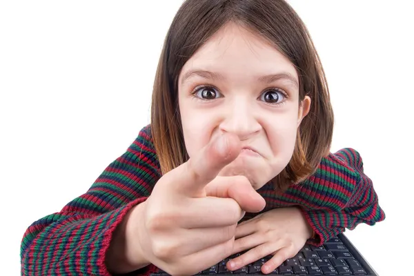 Desperate kid — Stock Photo, Image