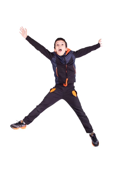 Boy jumping — Stock Photo, Image