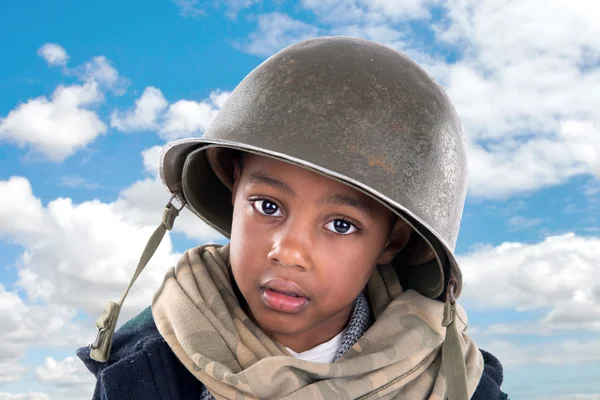 Boy soldier — Stock Photo, Image