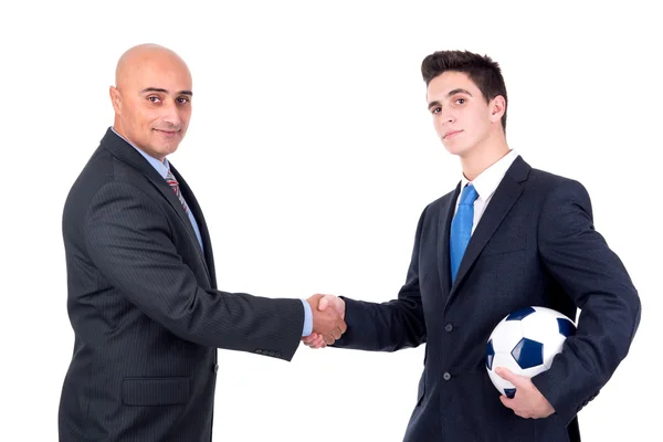 Businessmen shaking hands — Stock Photo, Image