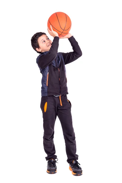 Jeune joueur de basket — Photo