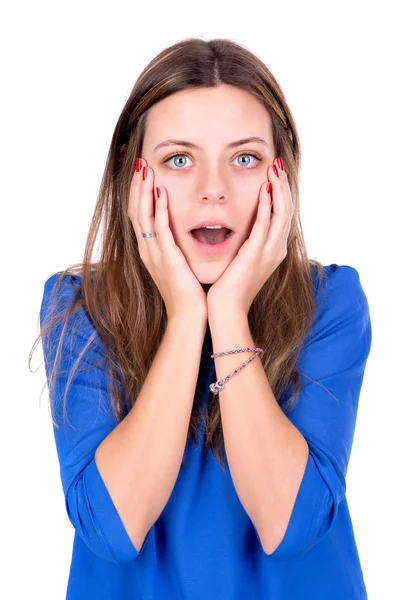 Mujer sorprendida —  Fotos de Stock