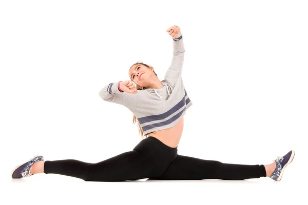 Girl Stretching — Stock Photo, Image