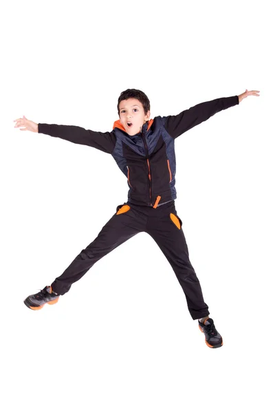 Boy jumping — Stock Photo, Image