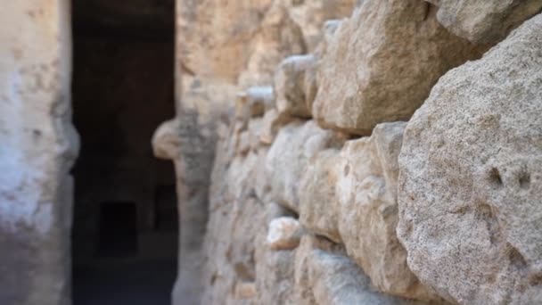 Paphos Cyprus September 2021 Zicht Graven Van Koningen Ruïnes Van — Stockvideo
