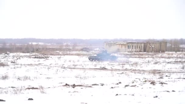 Ukrainisch Russische Grenze Ukraine Februar 2022 Die Ukrainische Armee Führt — Stockvideo