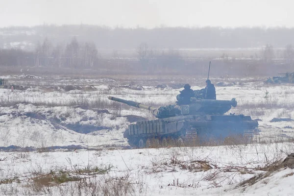 Kharkiv Oekraïens Russische Grens Oekraïne Februari 2022 Het Oekraïense Leger — Stockfoto