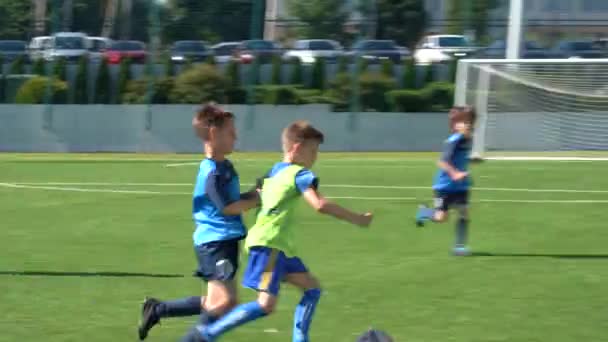 Kyiv Ukraine July 2022 Children Soccer Football Championship Children Football — 图库视频影像