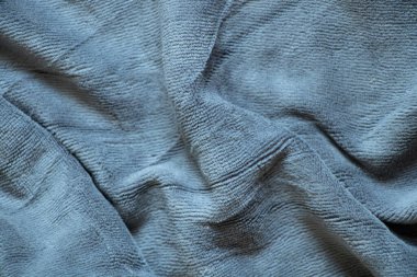 Gri kadife kumaş arka plan olarak kırışık, gri kadife arka plan, güzellik ve moda