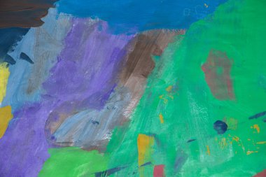 soyut çocuk çizimleri çok renkli suluboya resimler, fırça darbesi sulu boya, soyut renkli arka plan çok renkli, suluboya
