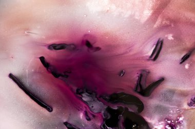 beyaz, mor ve kahverengi boyalar karışık, soyut tablolar pürüzsüz geçişler ve eğimlerle, sanat eserleri, resim